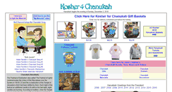 Desktop Screenshot of kosher4chanukah.com